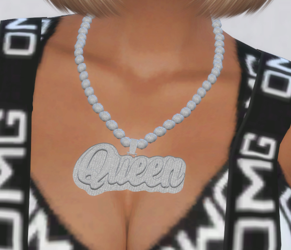 Nicki Minaj Queen Necklace