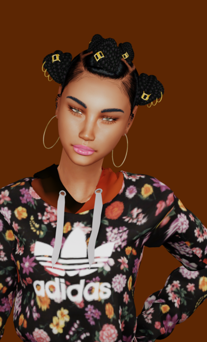 Black girl Hair sims 4 cc