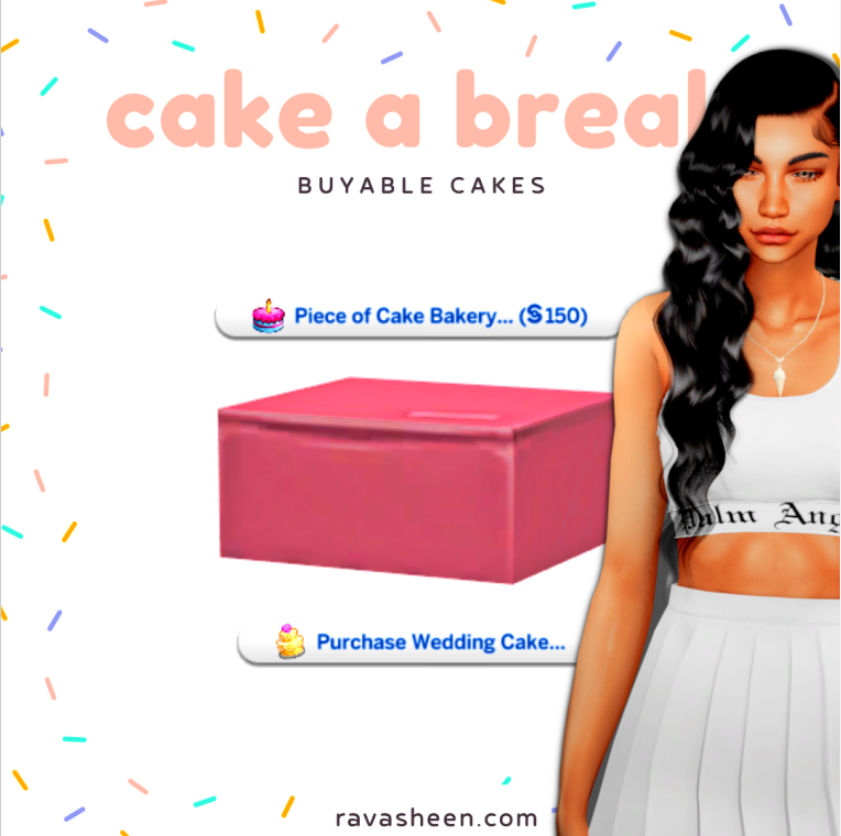 Buyable Cakes sims 4 mod