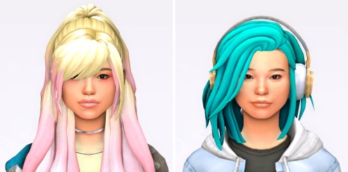 Candy behr Yuki sisters sims 4 makeover with links
