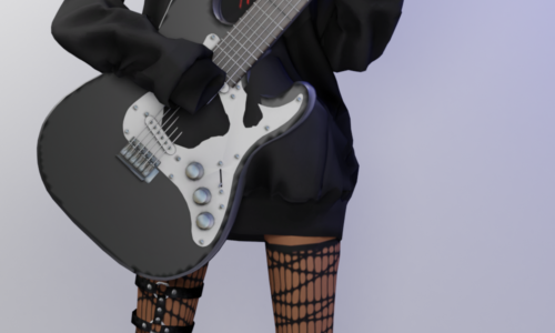 Guitar & Pick ACC and Pose sims 4