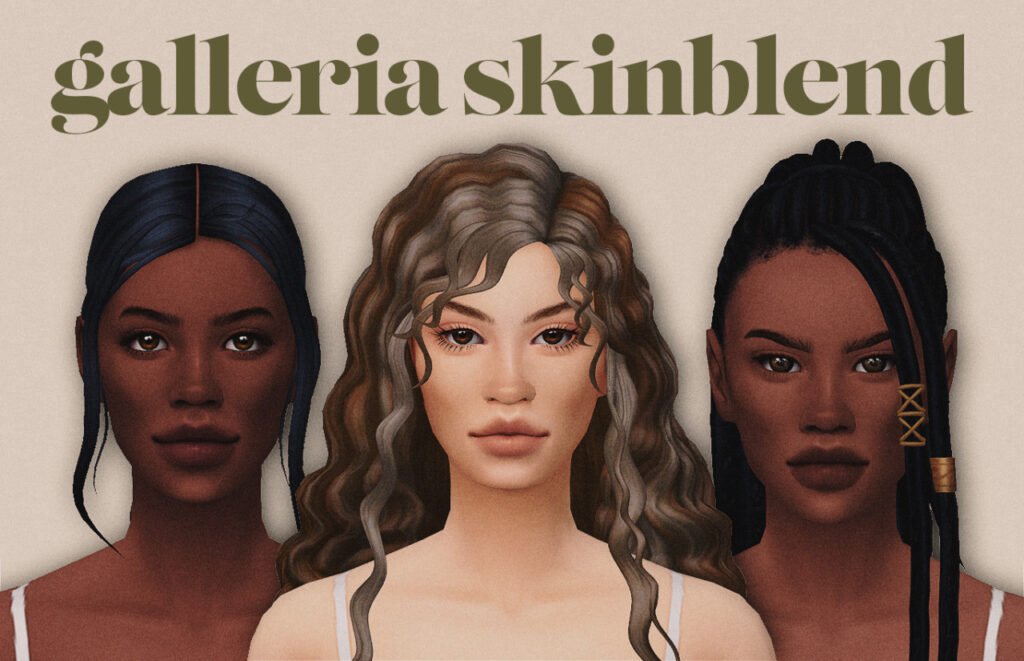Galleria Skinblend Sims 4 Skin Details