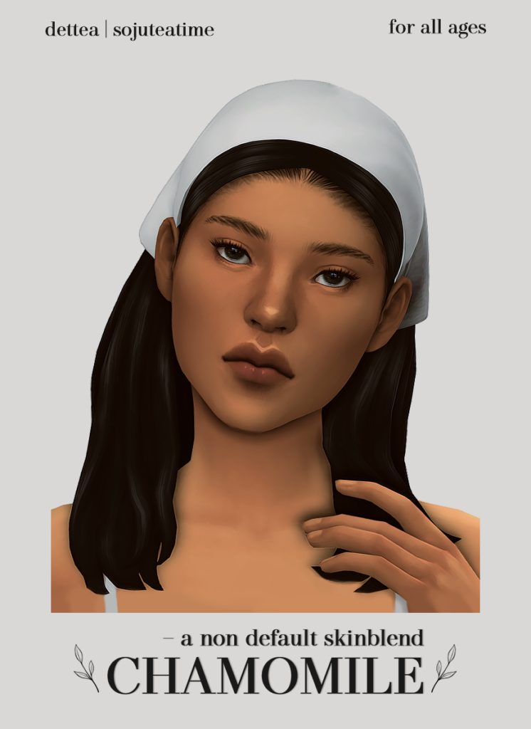 Chamomile Skinblend Sims 4 Skin CC