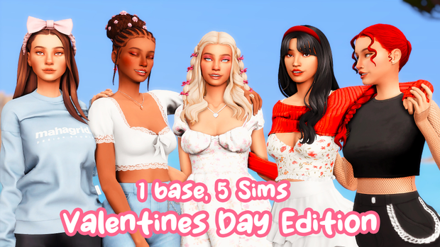 Valentines Day Sim Dump by TheSimAllie