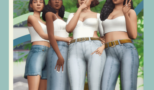 Denim jeans for sims 4