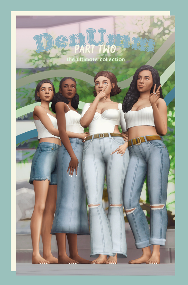 Denim jeans for sims 4