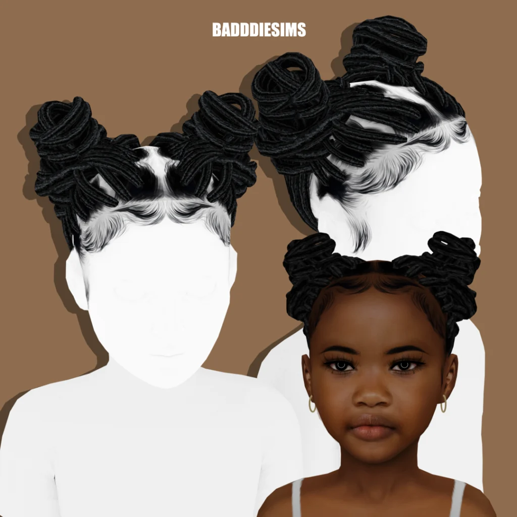 Keyna Hair Child Version Sims 4