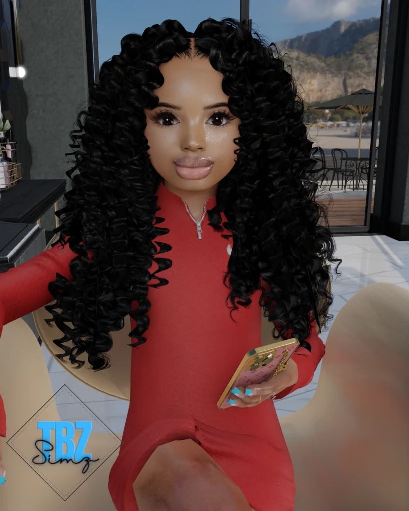 Sims 4 curly hair child CC