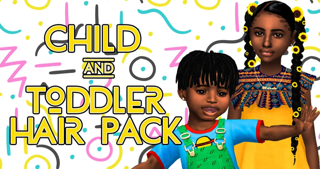 Child and Toddler Hair Pack by Ebonix