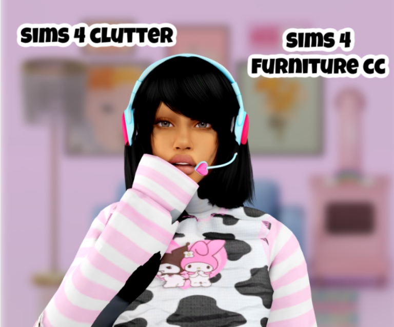 sims 4 furniture cc and sims 4 clutter items 