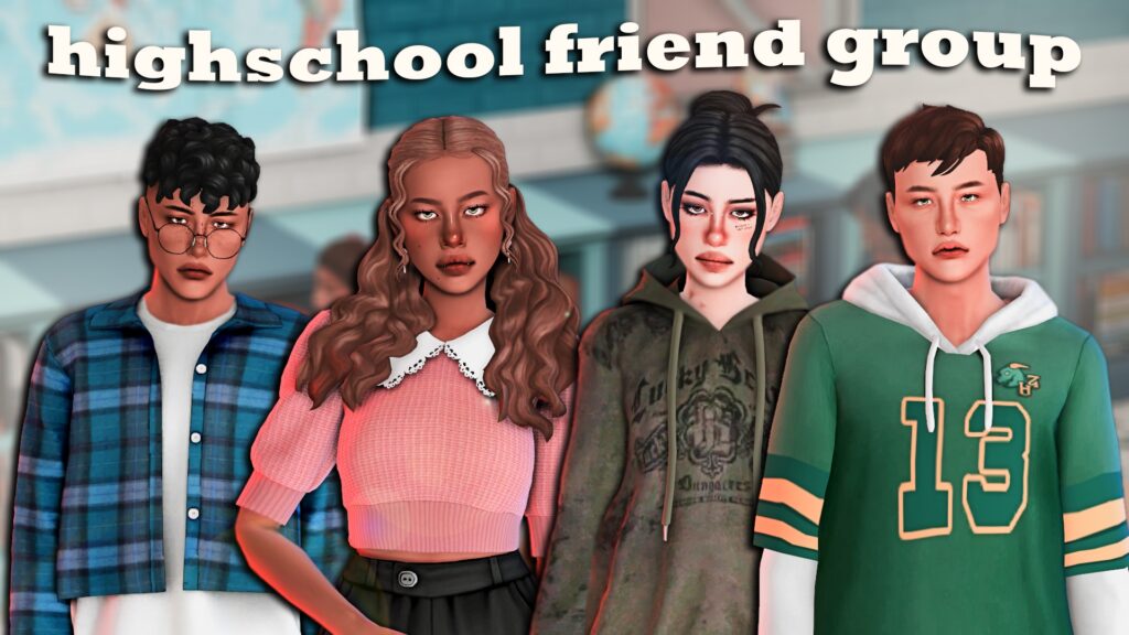 Sims 4 HighSchool Sim Dump by elaina