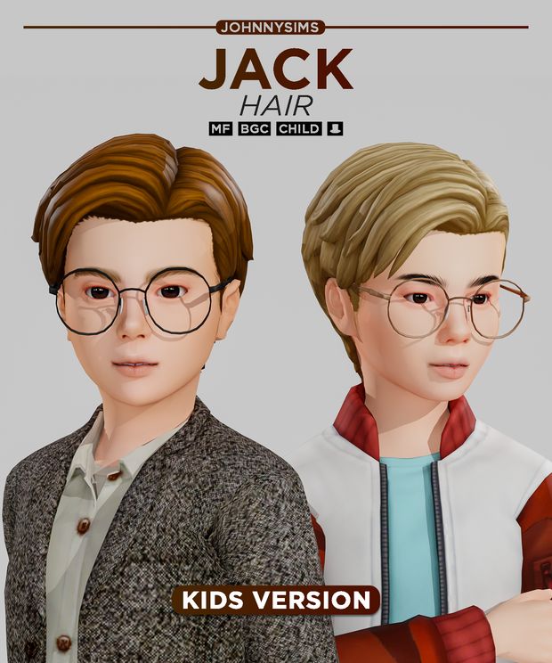 Sims 4 kids Boys Hair