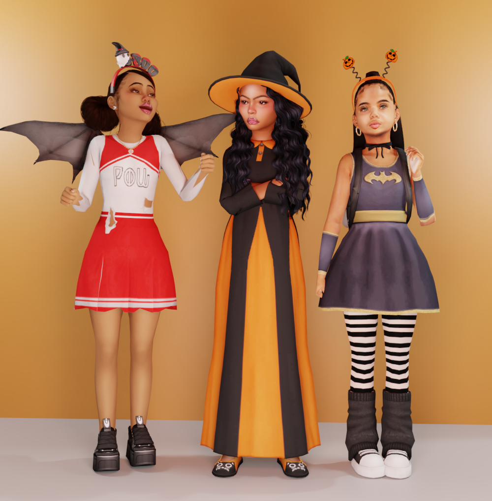 sims 4 kids halloween cc