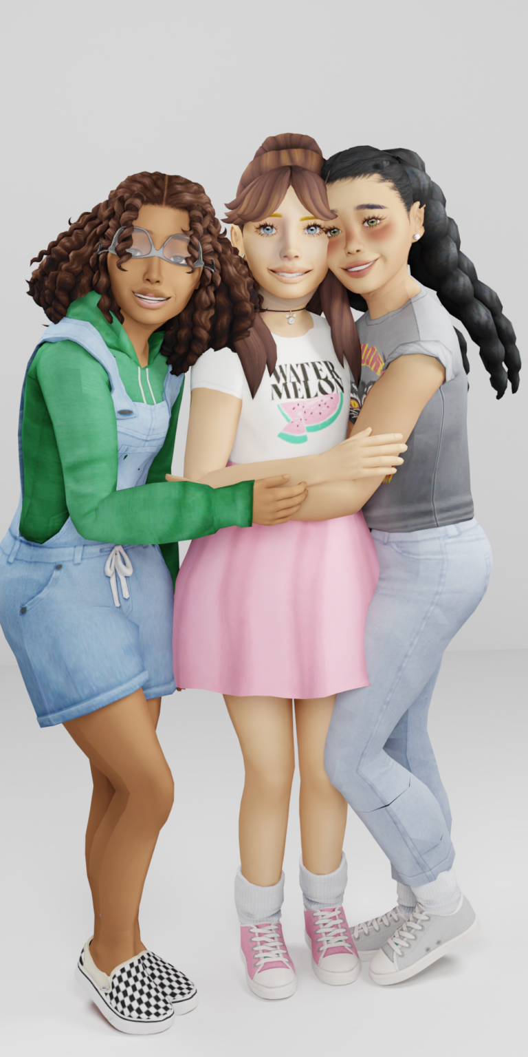 Sims 4 Kids with Maxis Match CC