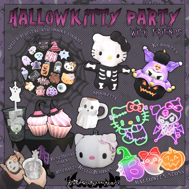 HydrangeaChainsaw HallowKitty Party TS4 Version