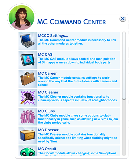 How to use mc command center