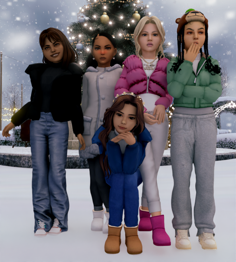 Winter Jacket for Kids and CC sims 4
