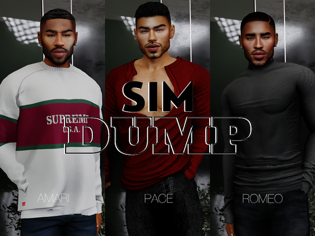 Black Male sims 4 Sim dump