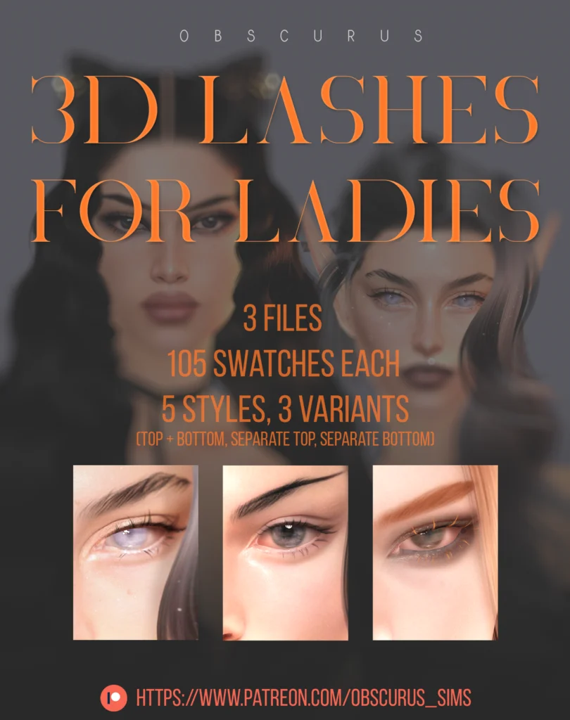 Obscurus-Sims 3D Lashes