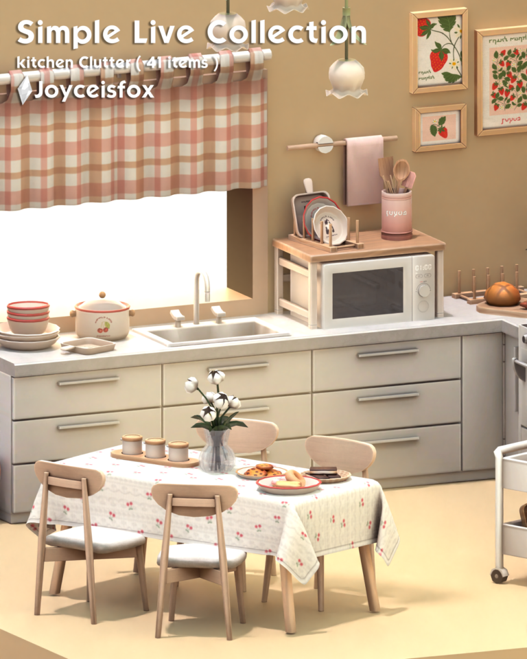sims 4 Farmhouse and country living decor