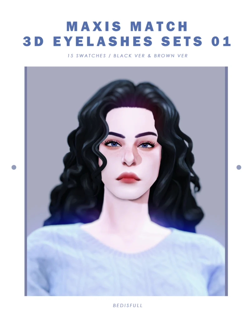 BED_TS4 FM MM 3D Eyelashes Sets 01