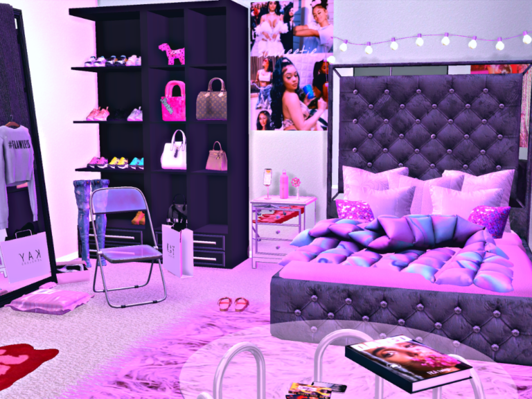 SIMS 4 ROOMS FOR GIRLS BADDIES ROOMS SIMS 4