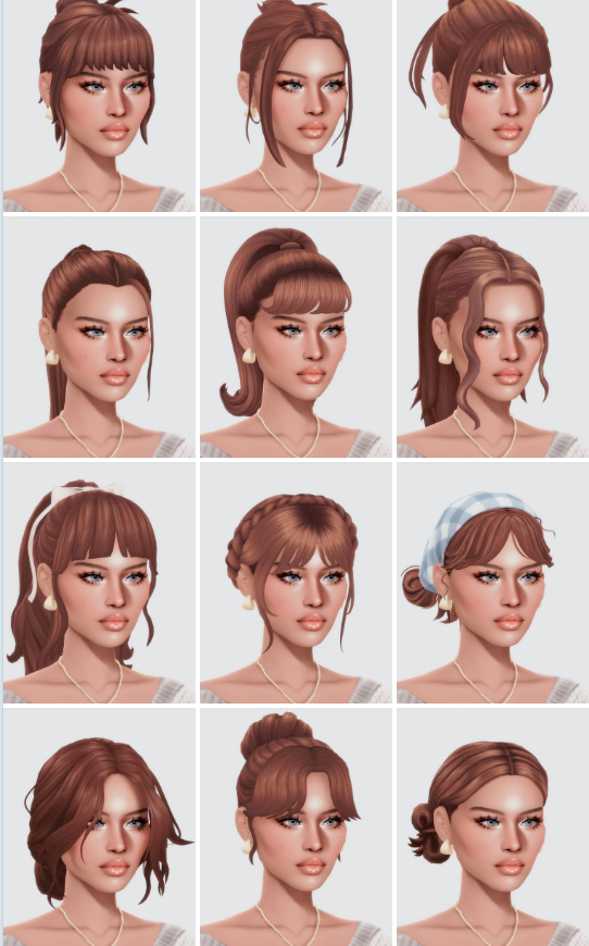 Hair Maxis Match Edition Sims 4