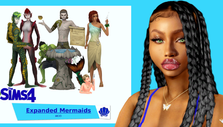 The Expanded Mermaids Mod 2.0 for The Sims 4