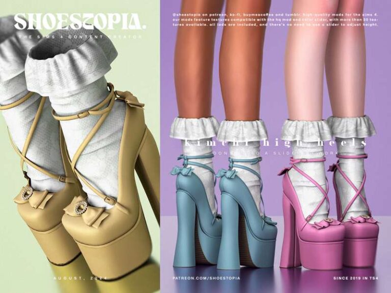 SIMS 4 SHOES CC FINDS shoestopia