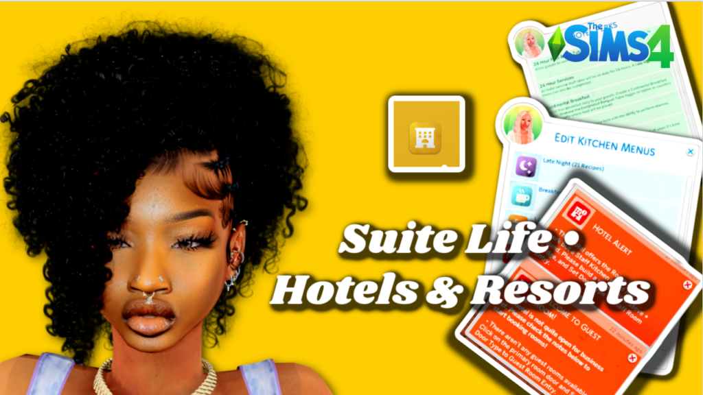 Sims 4 Suite Life Hotels & Resorts MOD by Lot 51