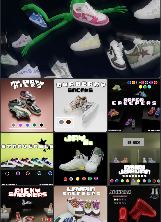 sims 4 shoes collection