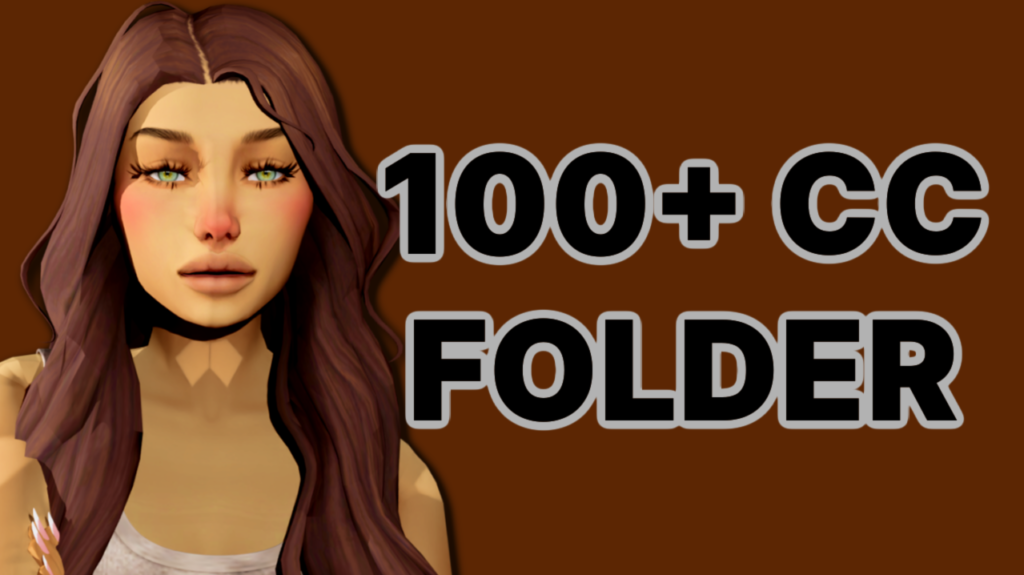 Download sims 4 100 plus cc finds folder