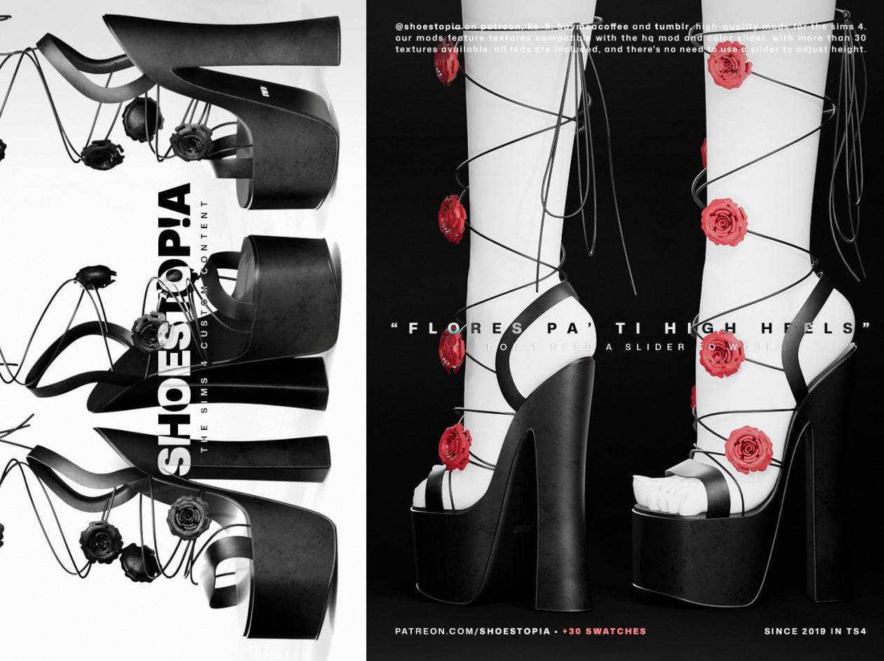 SIMS 4 SHOES CC FINDS shoestopia