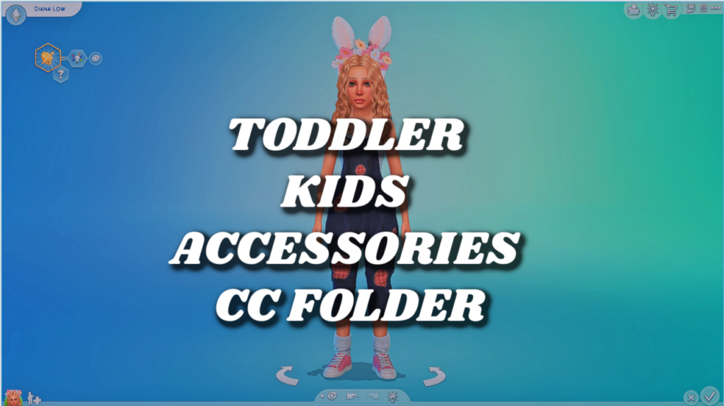 TODDLER KIDS ACCESSORIES CC FOLDER