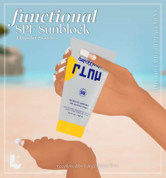 Functional SPF Sunblock by LargeTayterTots