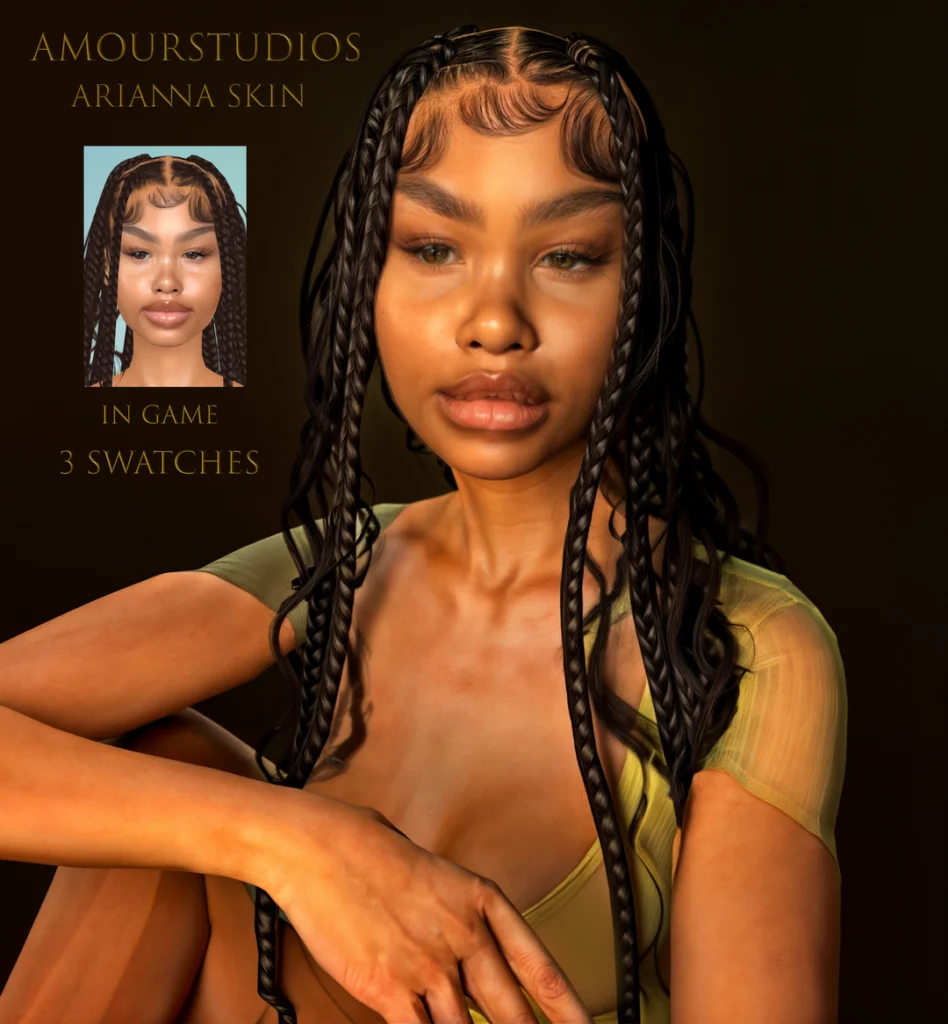 Arianna Skin Sims 4 custom skin CC