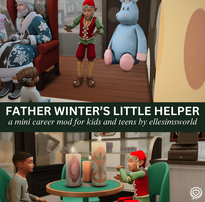 Advent Mini Mod Week 4: Father Winter's Little Helper by ellesimsworld