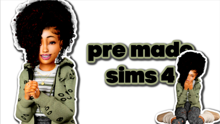 sims 4 pre made sims child dump