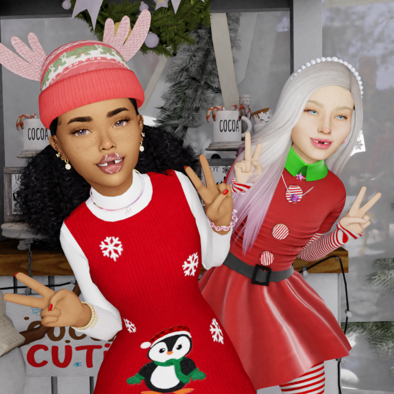 free sims 4 christmas blender scenes