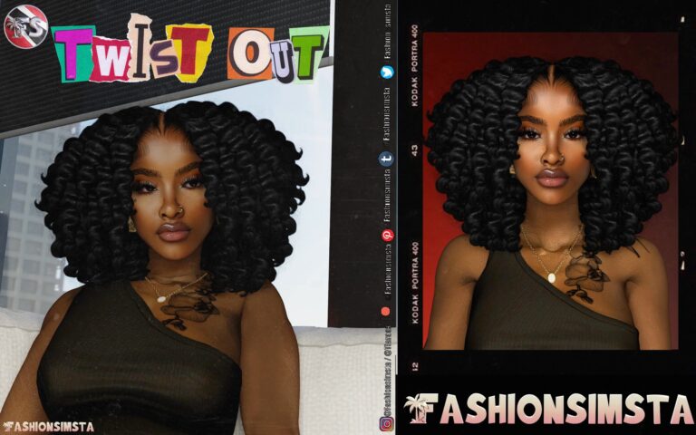 sims 4 hair LOOKBOOK