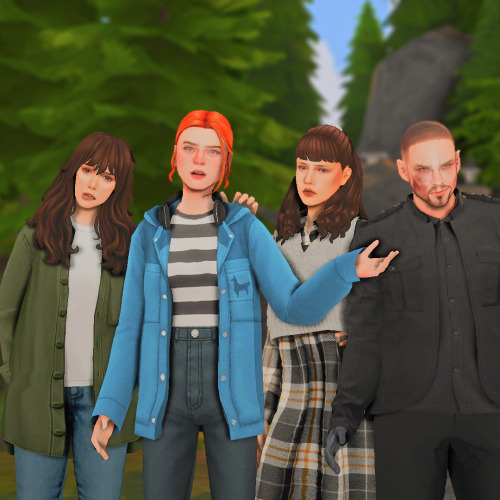 Stranger Things sims 4 lookbook 