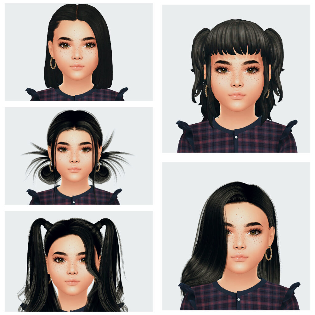 SIMS 4 KIDS HAIR FOLDER DOWNLOAD