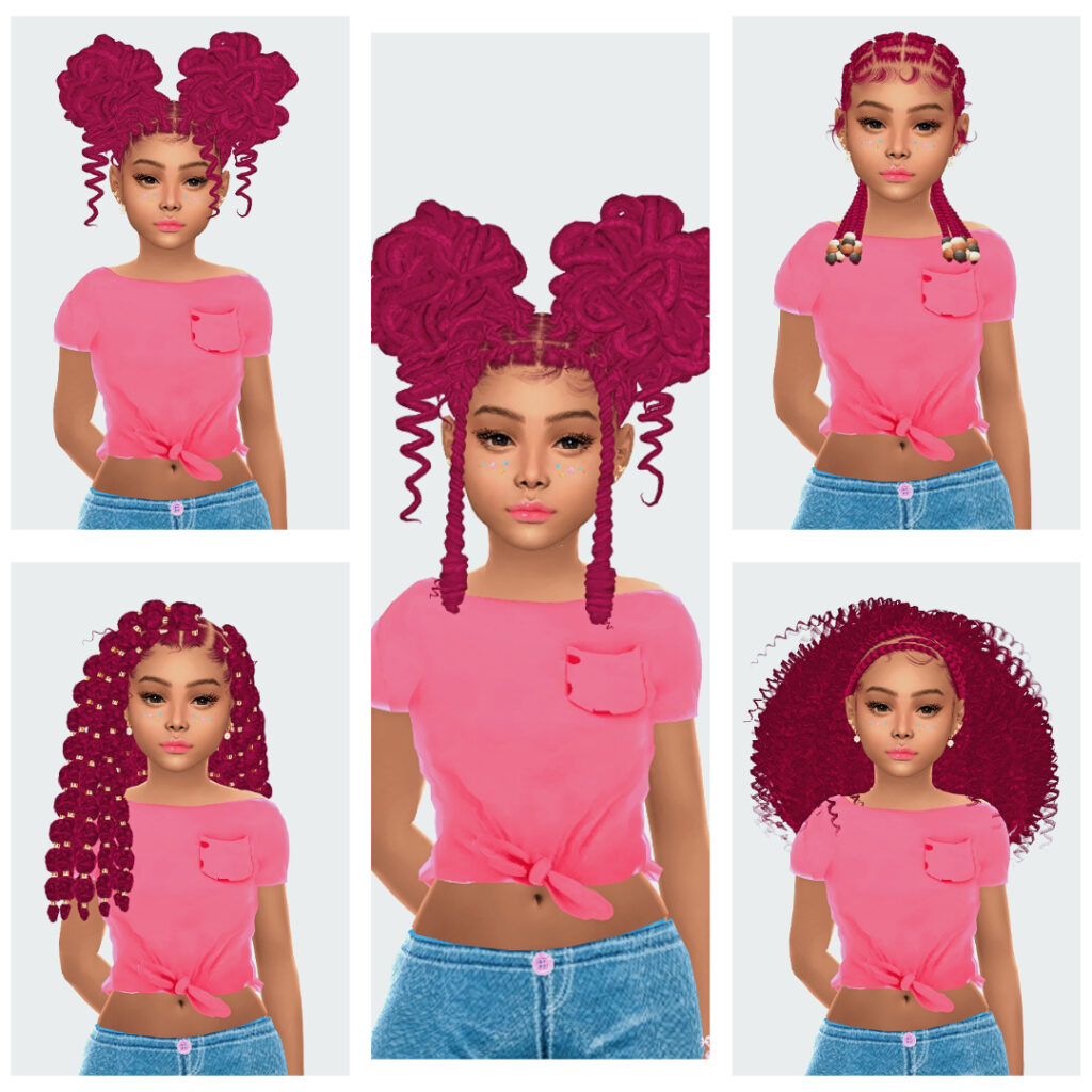 SIMS 4 KIDS HAIR FOLDER DOWNLOAD