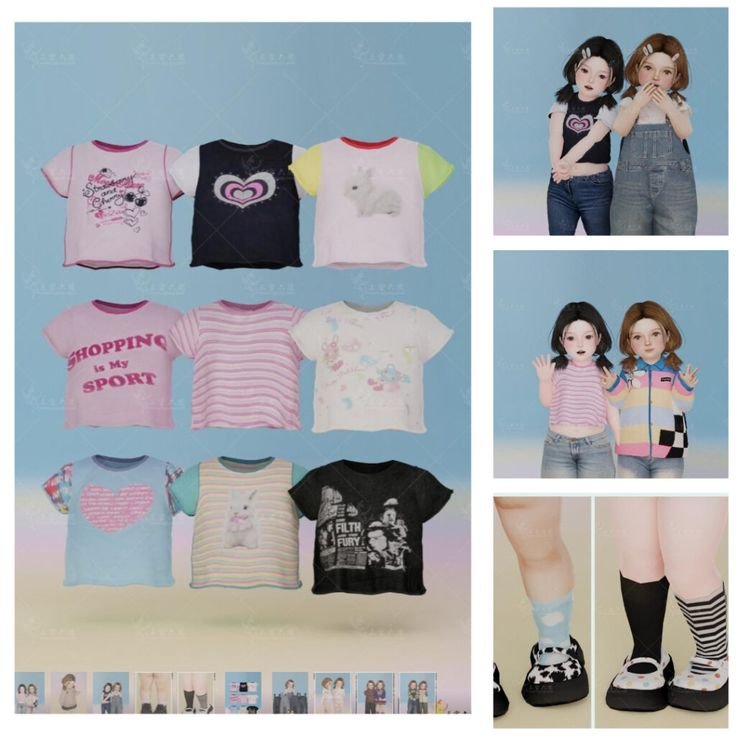 Dogangje Sims 4 kids CC collection