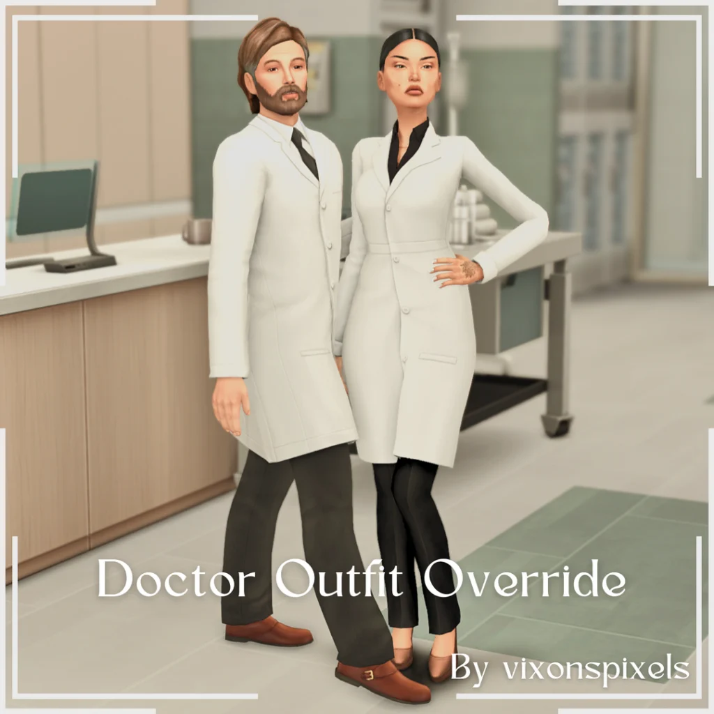 Doctor Outfit Override Sims 4