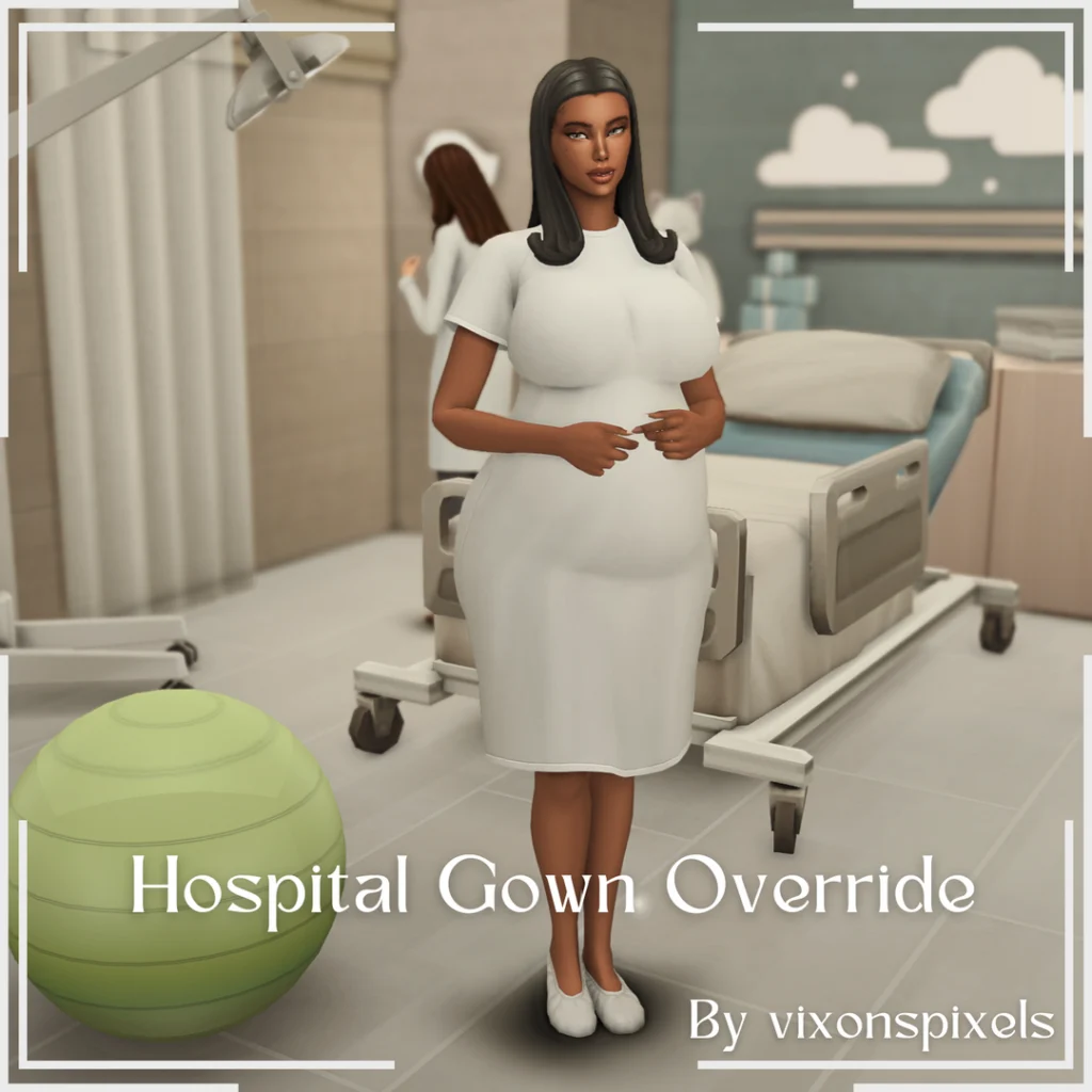 Hospital Gown Override Sims 4