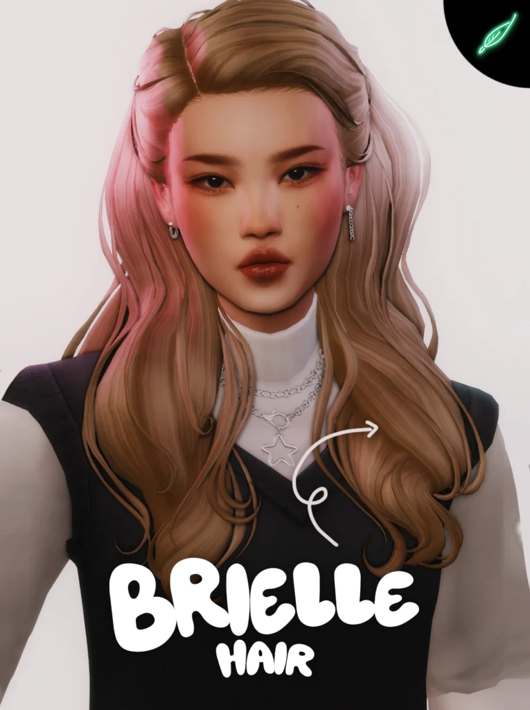Brielle hair Sims 4 CC