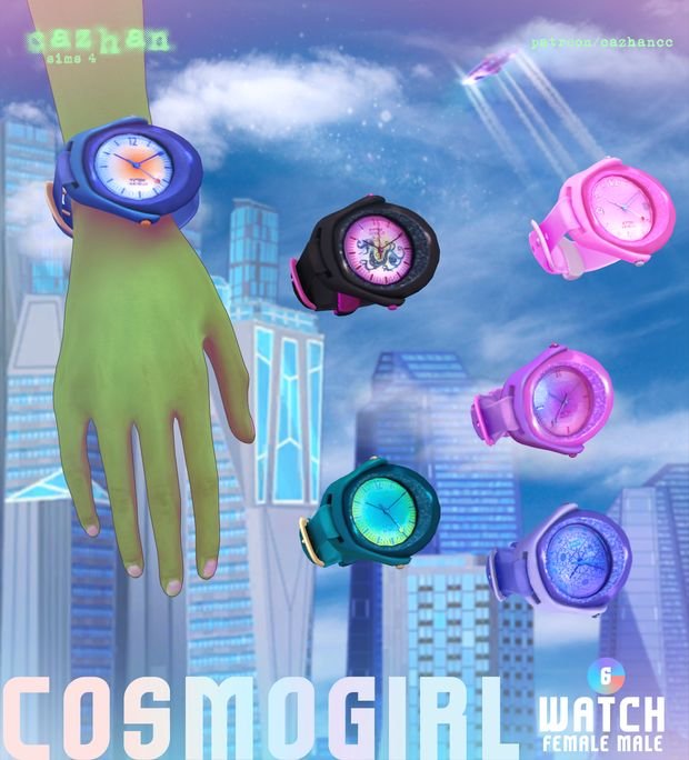 CosmoGirl Watch Sims 4 CC