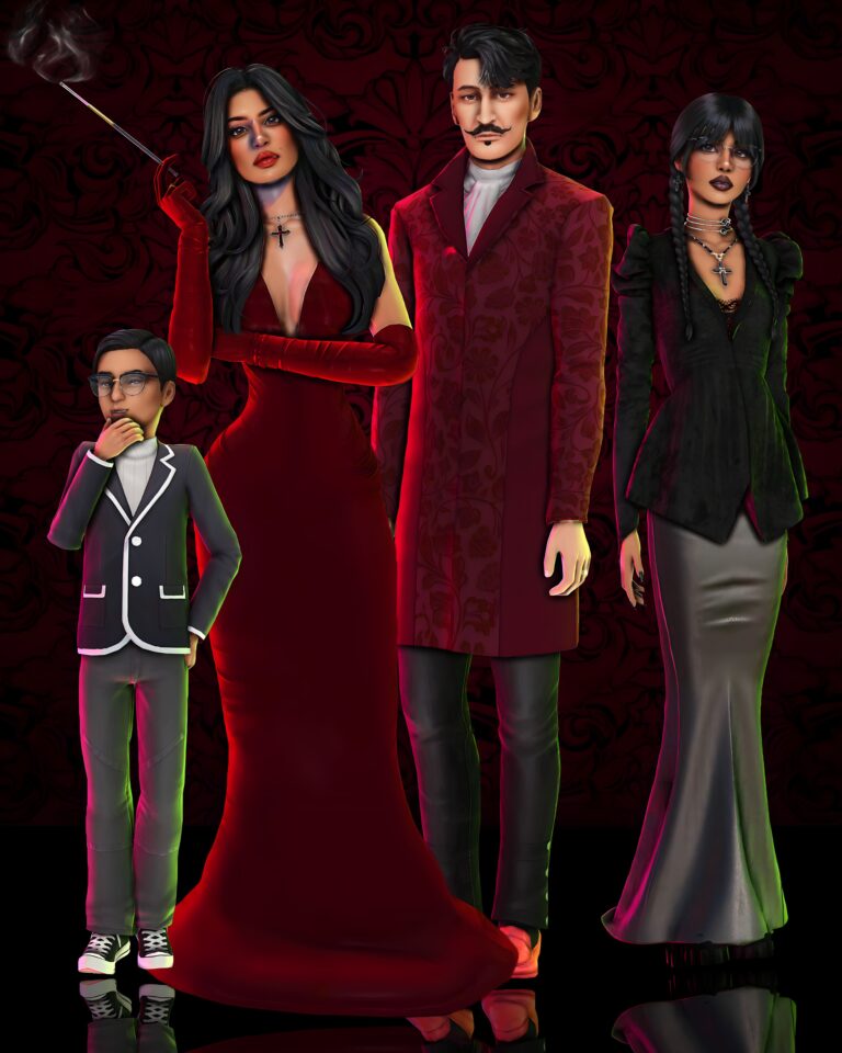 The Sims 4 Townie Makeovers: The Goths