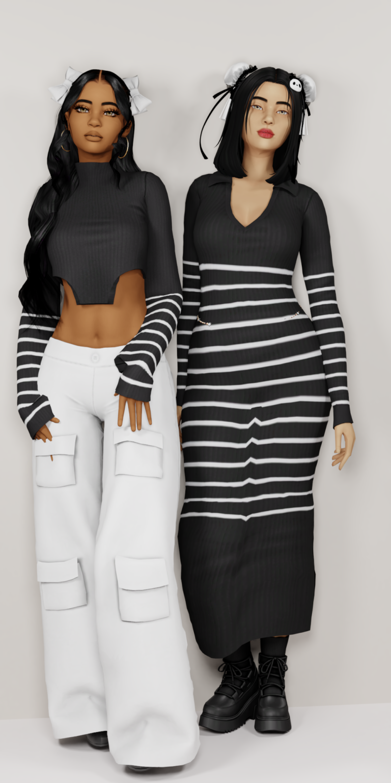 sims 4 Stripes Collection - Complete by LuxySims